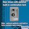 Salsbury Industries 1 Tier Vented Locker, 12"Wx66"Hx15"D, 1 Door, Blue, Unassembled 71155BL-U - alternate 4